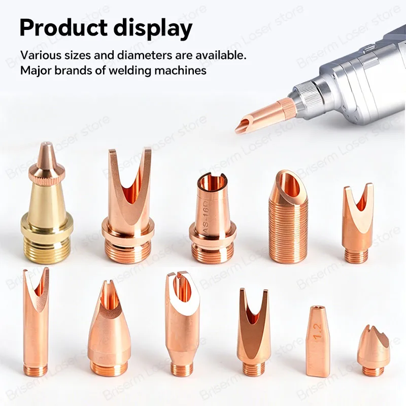 SUP M16 Laser Welding Nozzle Type A B E 1.0 1.2 2.0 Laser Welding Torch Nozzle Handheld sup21ST 23ST Wire Feeding Copper Nozzle