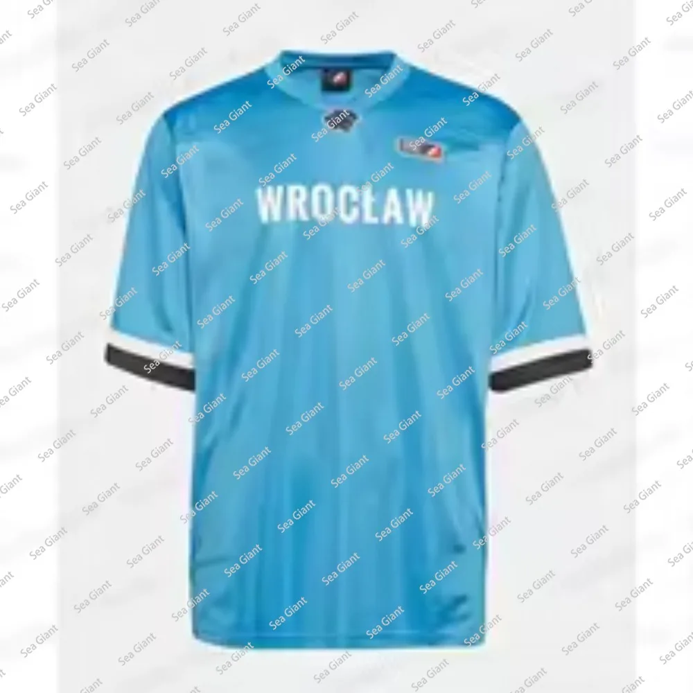 

2024 New Arriavl Summer Rugly Jersey Wroclaw Panthers Authentic Game Jersey Oversized Short Sleeve Tops