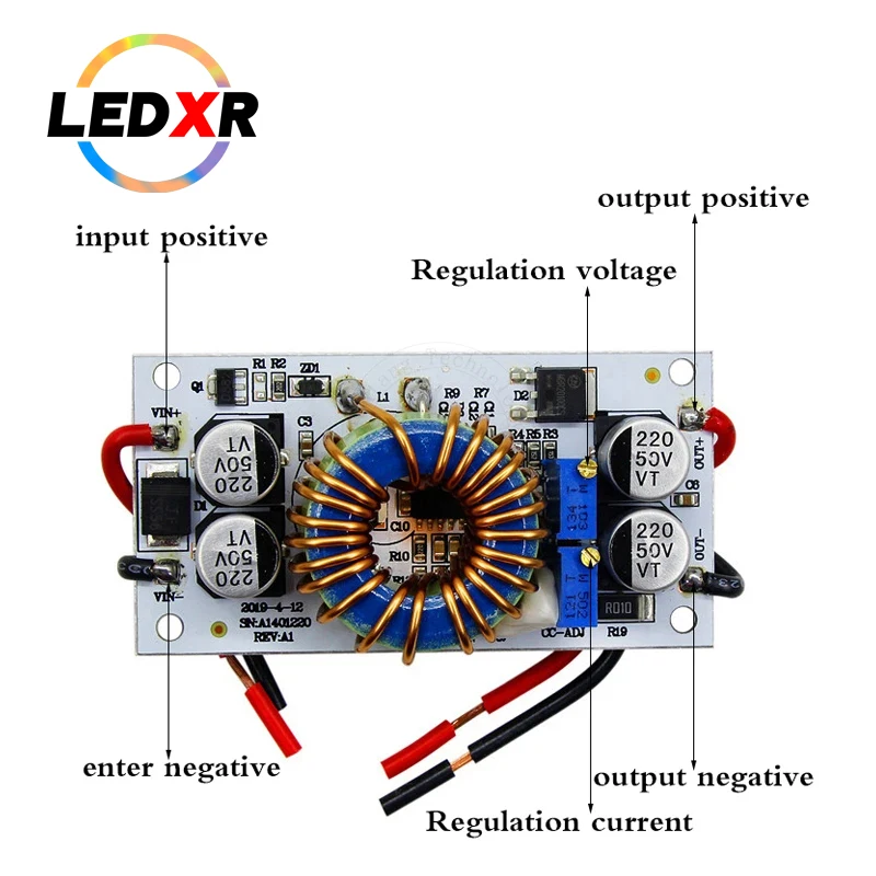 250W LED boost drive power 6A MAX boost DC power supply 8.5 V-48V to 10-50V boost constant voltage current drive power supply