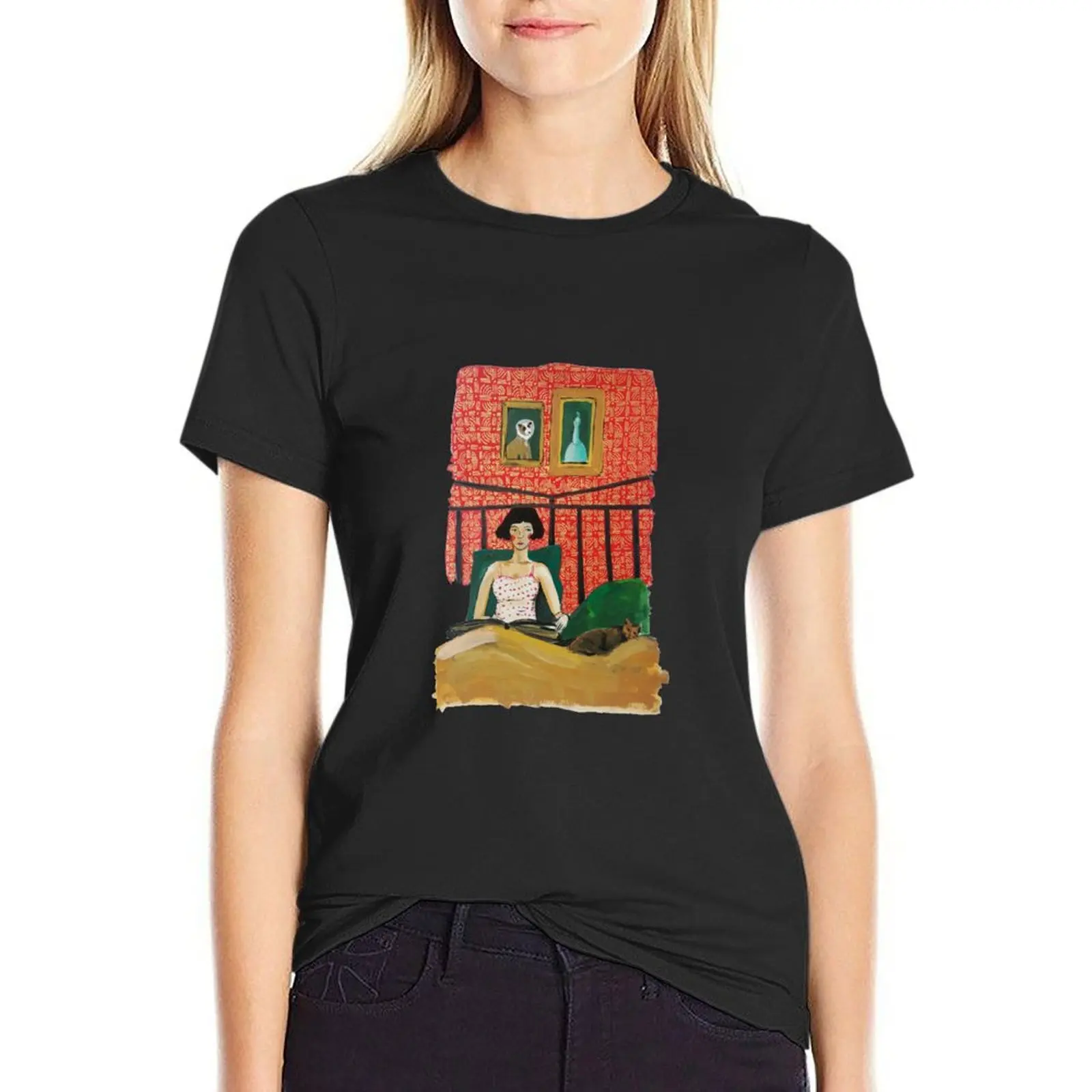 Amelie Poulain T-Shirt shirts graphic tees plain t shirt dress Women