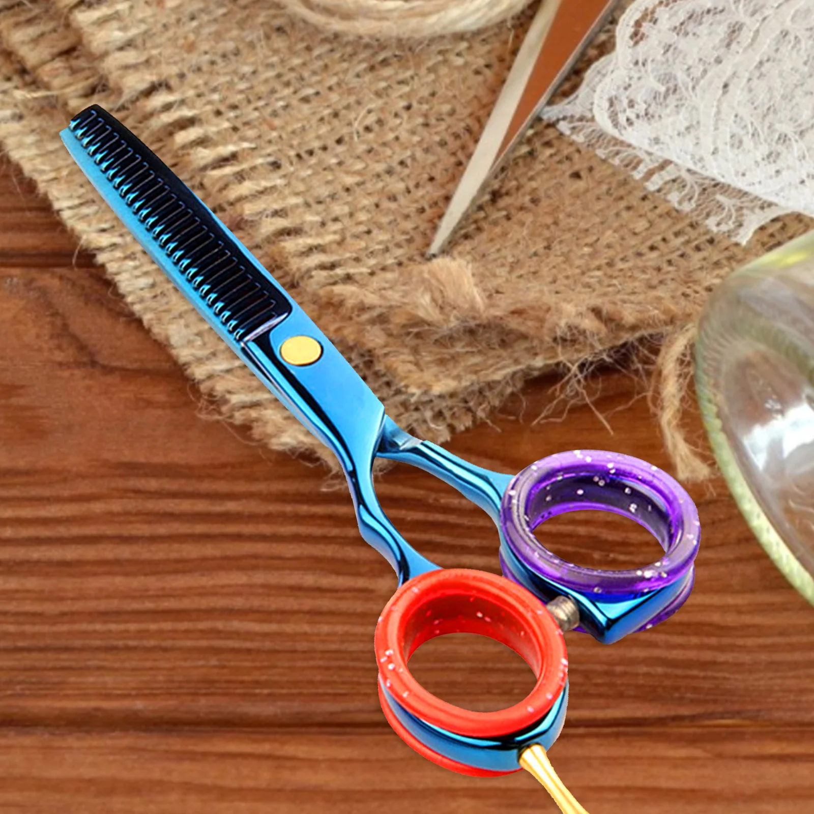 

20Pcs Durable Silicone Scissor Finger Rings Hairdressing Pet Grooming Shear Thumb Inserts NonSlip Comfortable Grip Accessories