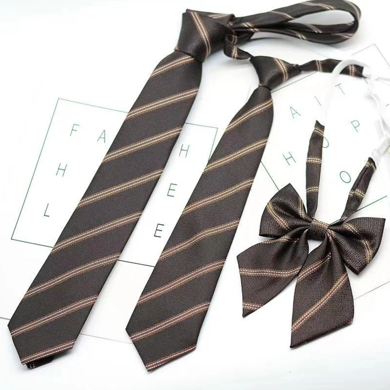 

Bow Necktie Uniform Ties For Men Long JK Uniform Tie Skinny Tie Knot Tie Wholesale