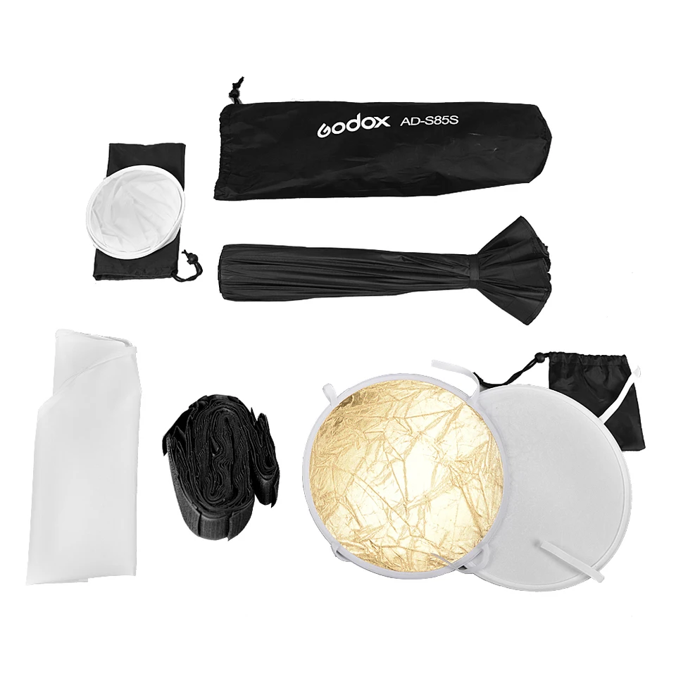 Godox AD-S85S AD-S85W 85CM / AD-S65S AD-S65W 65cm Deep Parabolic Honeycomb Grid Softbox for AD400Pro AD300Pro Studio Flash