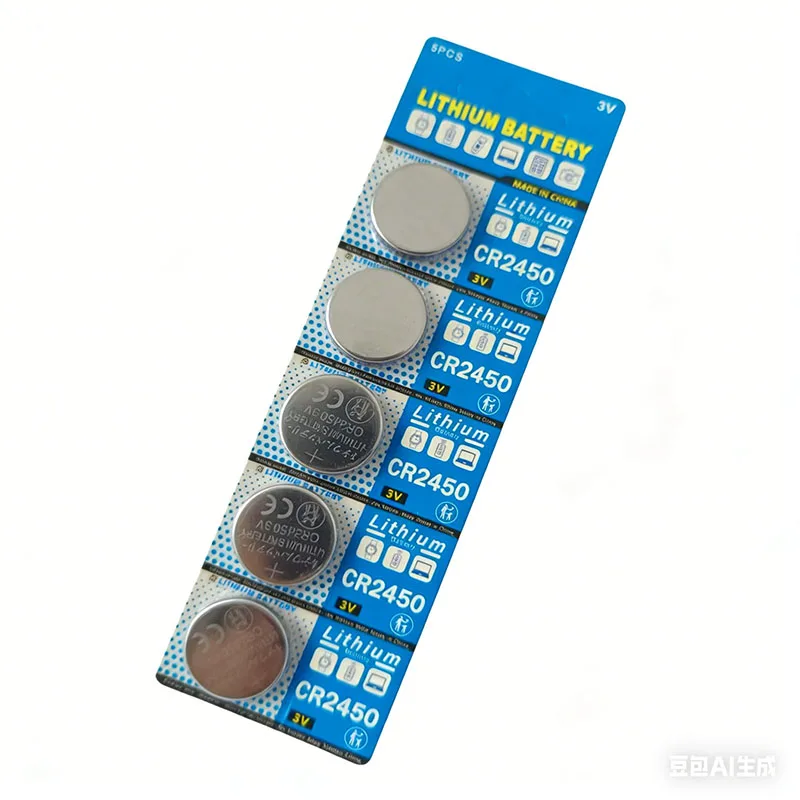 CR2450 3V Lithium Coin Cell Battery for Remote Controllers,Garage Door Openers,Calculators,Thermometers,BMW Car Key Fob and More