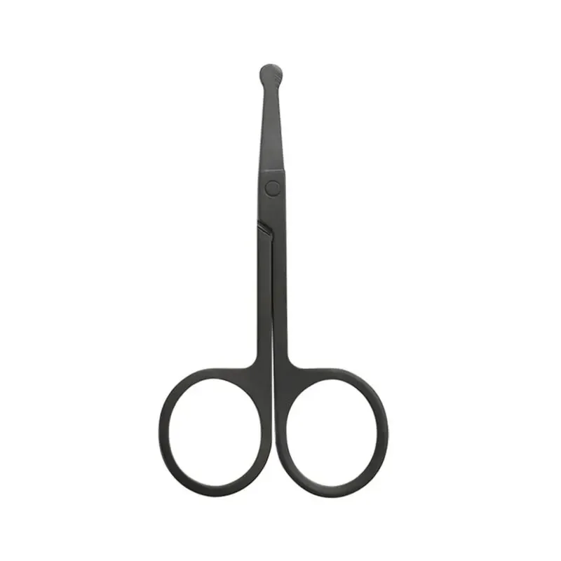 Nose Hair Shears For Personal Care Facial Hair Removal And Ear Nose Eyebrow Trimming Stainless Steel Fine