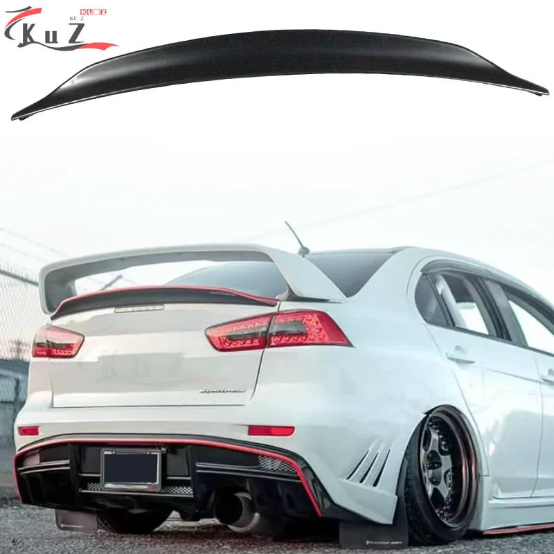 Per Mitsubishi Lancer EX Evo 2008-2015 ABS Primer colore posteriore tronco Spoiler ala accessori auto Spoiler