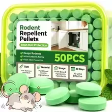 10/100 pièces, puissantes pilules répulsives contre les rongeurs, granulés naturels à la menthe, pièges à souris, outils de lutte contre les rongeurs, pour usage intérieur et extérieur, contre les rats, les souris et les cafards.