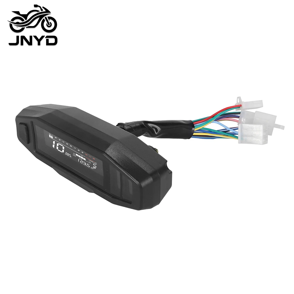 JNYD Motorcycle Digital Dash Universal Speedometer KM/H Voltmeter Oil Gauge Instrument Sensor Tachometer Tacho Meters