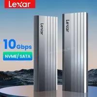 Lexar nvme case E300 USB 3.2 Gen 2 10Gbps Enclosure Aluminum Alloy Supports NVMe Dual Protocol,compatible with M and B+M