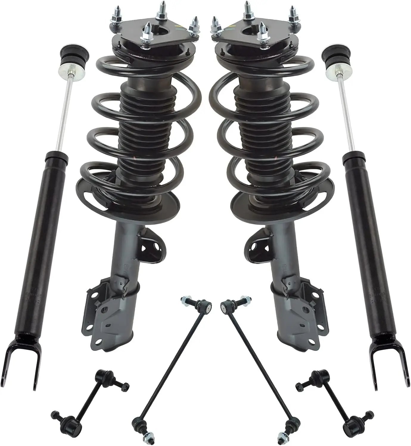 

Комплект передней и задней подвески. Полный комплект стойки и винтовой пружины в сборе. Амортизатор, стабилизатор поперечной устойчивости. Совместимость с 2011 г.