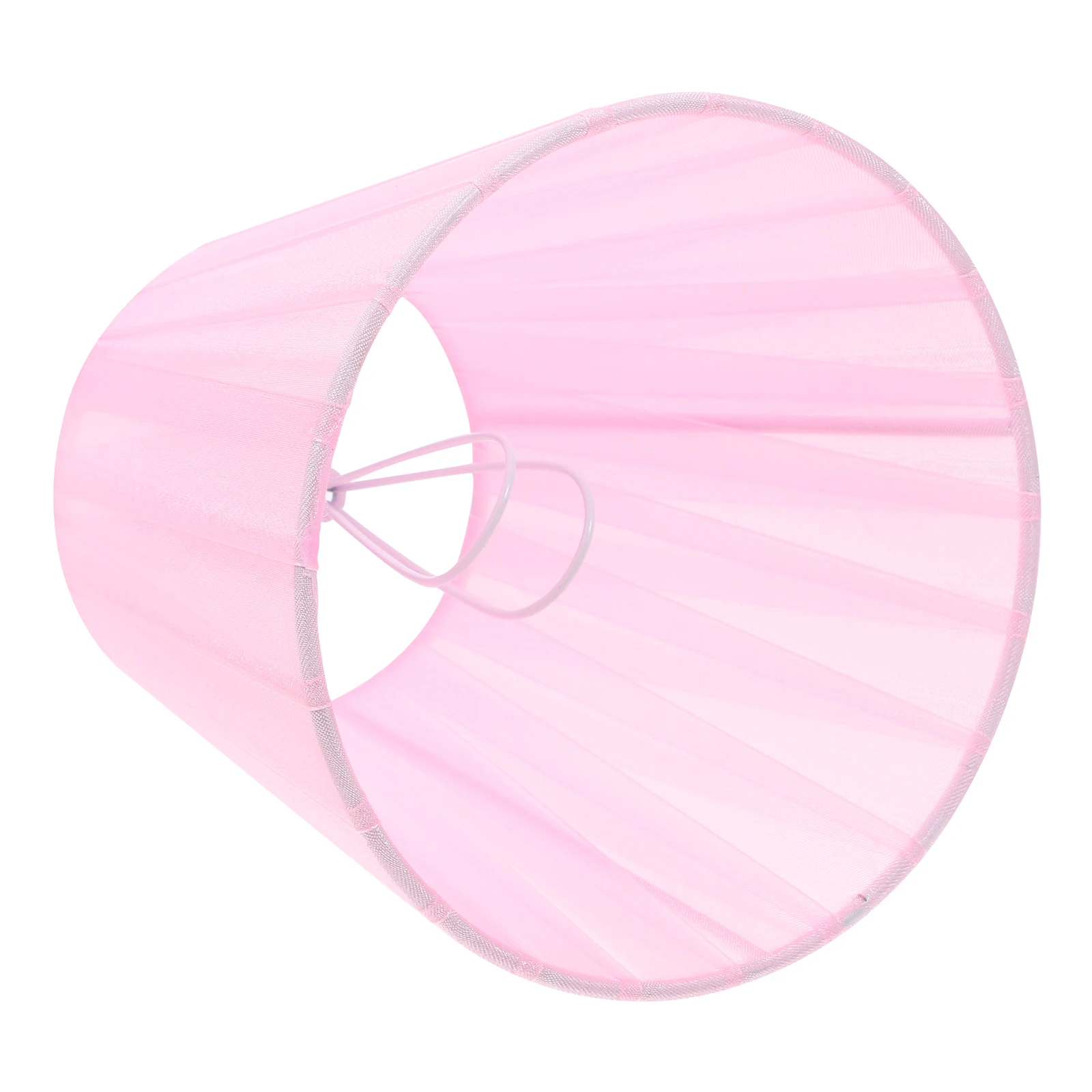 

Translucent Gauze Lamp Shades Pink Fabric Lamp Cover Small Table Desk Light Shades Dustproof Lampshade Accessories