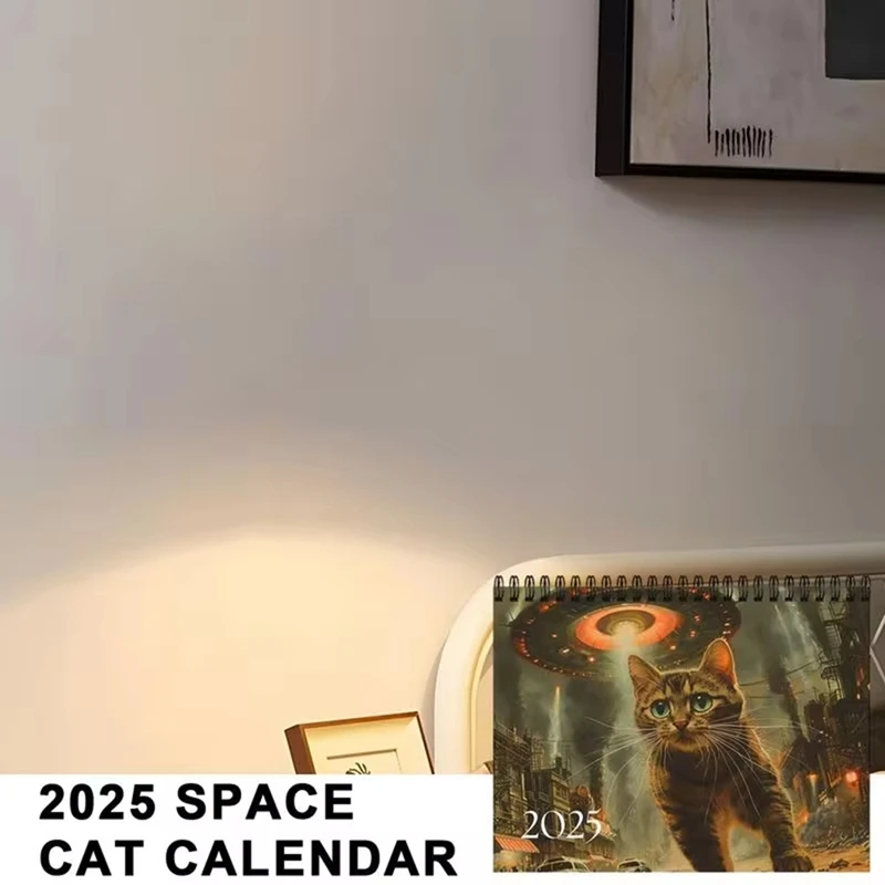 2025 Cat Calendar Funny Calendar With Cat Image Daily Weekly Monthly Planner Jan Dec 2025 Easy Planning Kitten Calendars