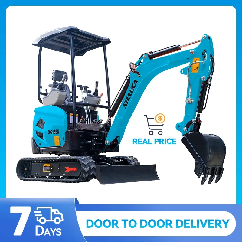 1 طن حفارة صغيرة حفارة مجنزرة مع صفقة مصنع مخصصة تسليم سريع حفارة محرك EPA Euro