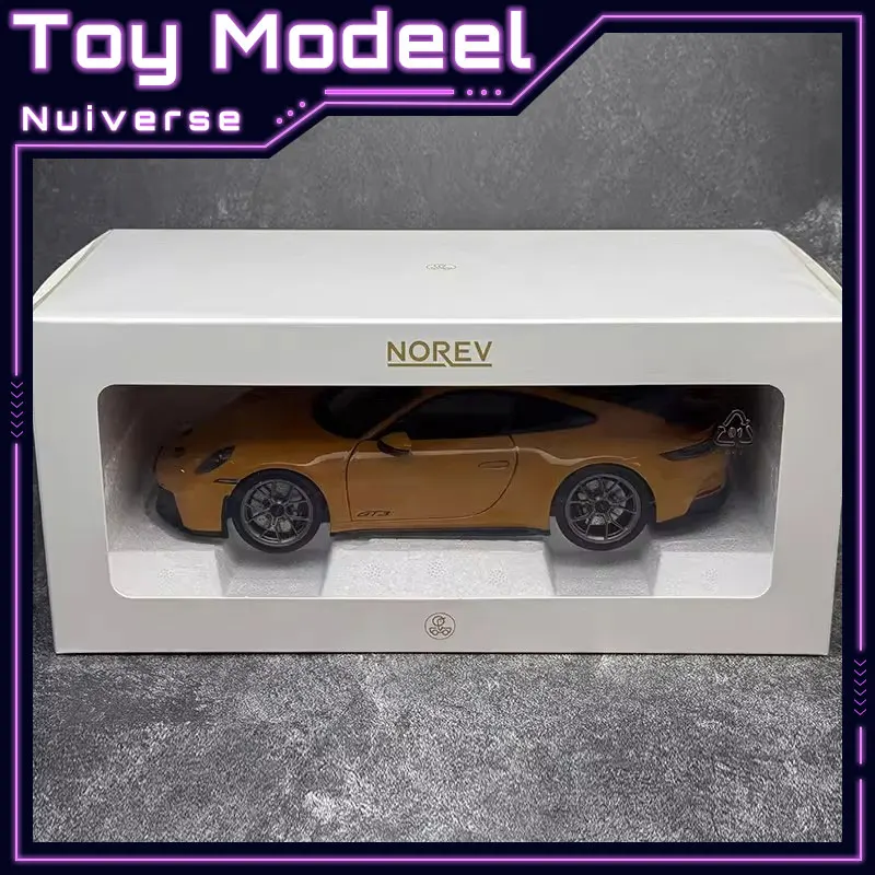 

Коллекционная модель автомобиля NOREV 1/18 Porsche 911 992 GT3 2021, литая под давлением, для декора, подарок, украшение для дома, игрушка для мальчика, подарок на день рождения