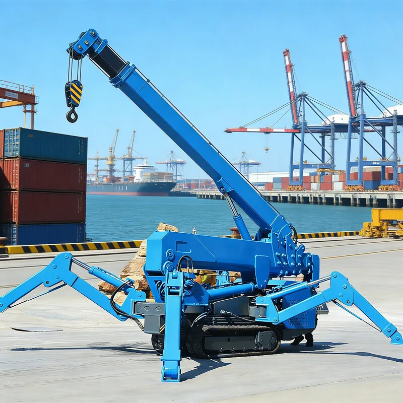 Customized 4-8T Mobile Spider Crane – Hydraulic System for Versatile Construction & Outdoor Lifting, Factory Price