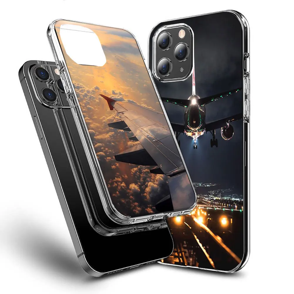 Airport Shuttle Transportation Phone Case For Apple Iphone 15+ 14 Plus 16 Pro Max 12 13 Mini 11 Pro X XS Max XR Cover Shell Coqu