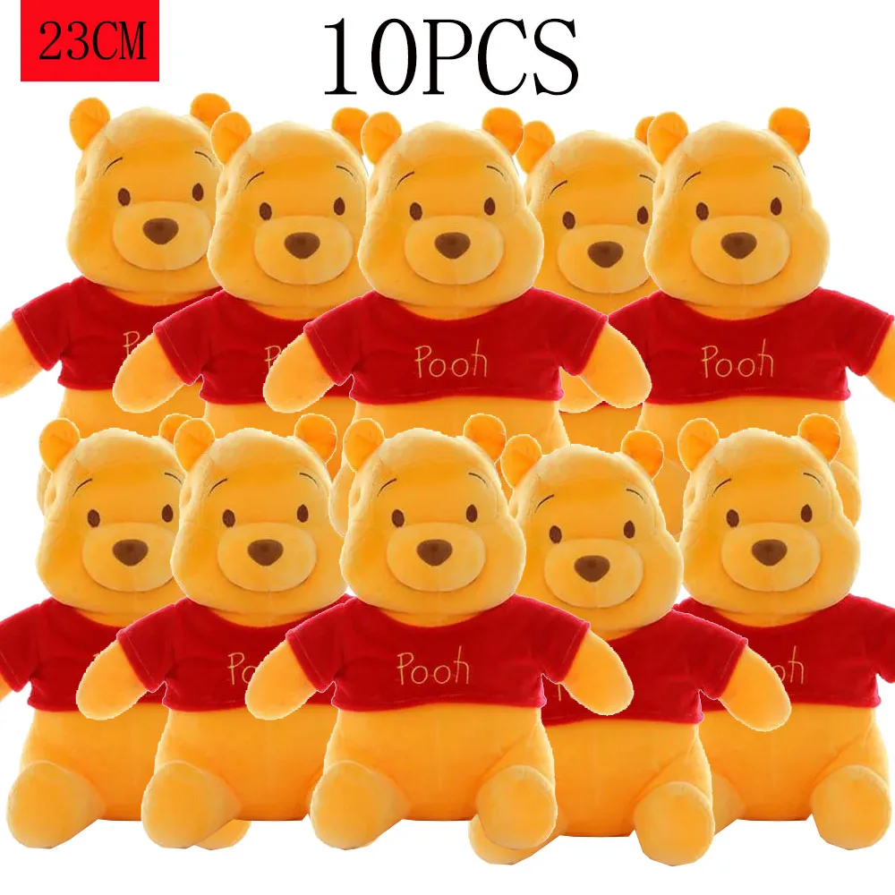 1/10pcs  Winnie The Pooh Plush Toys Soft Stuffed Doll Anime Pillow Cartoon Pooh Bear Plush Doll Birthday Gift Xmas Gifts!!