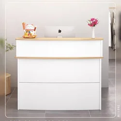 Furniture Design Stores Modern Reception Counter Receptionist Front Hairdressing Bank Cash Cabinet Recepcion Mueble Table Spa