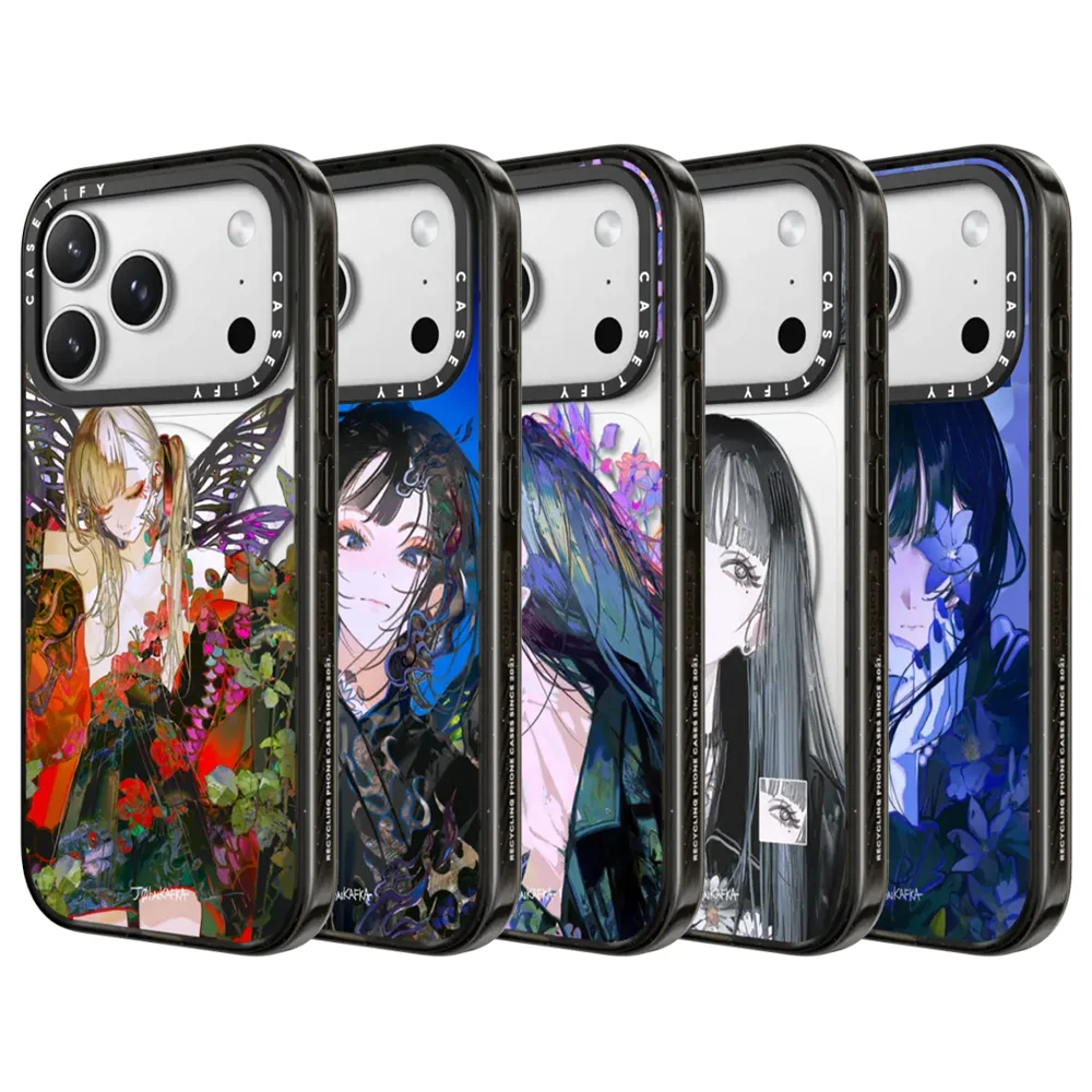 

CASETiFY Twilight Flower Shadows Series Magnetic Drop-proof Case for iPhone 13 14 15 16 17 Pro Max Air Plus Protect Cover