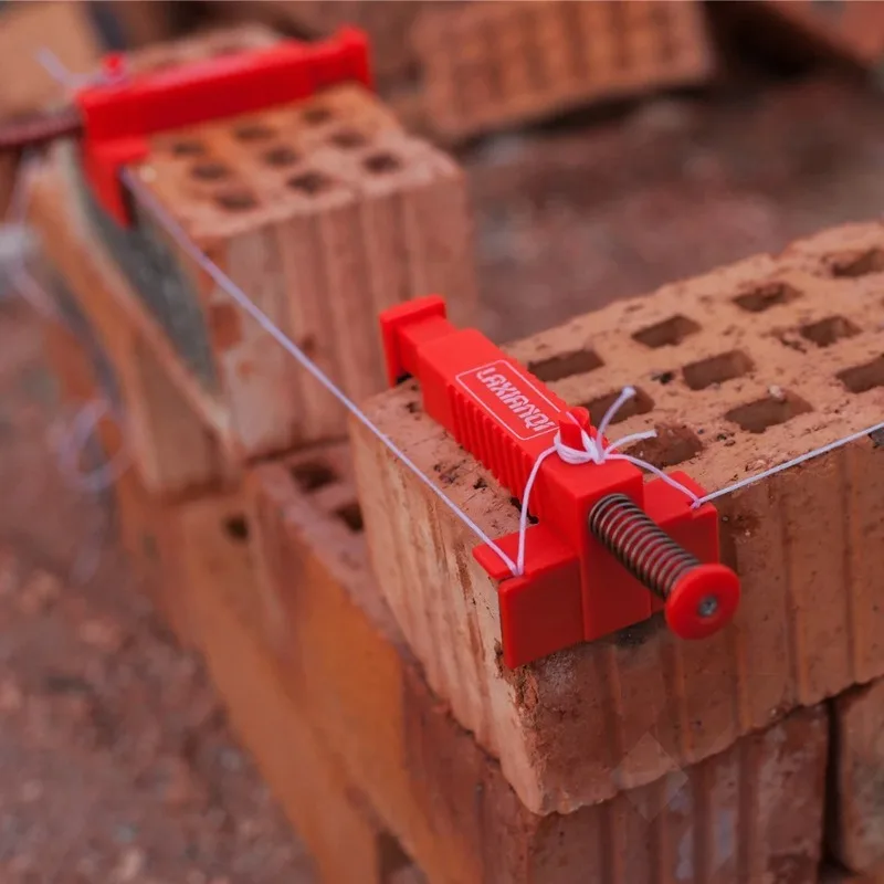 2pcs Engineering Bricklaying Leveling Tool Wire Drawer Bricklaying Tool Fixer for Building Fixer Construction