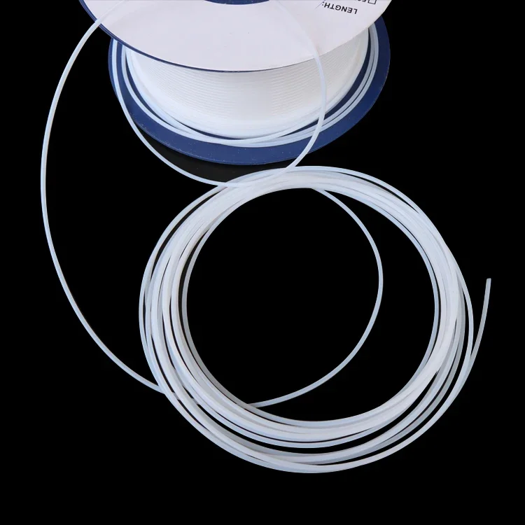 1M White PTFE Tube For 3D Printer Parts Pipe ID 0.5 1 2 2.5 3 4 5 6 7 8 10 12 14 16 18 20 mm F46 Insulated Hose Rigid Pipe 600V