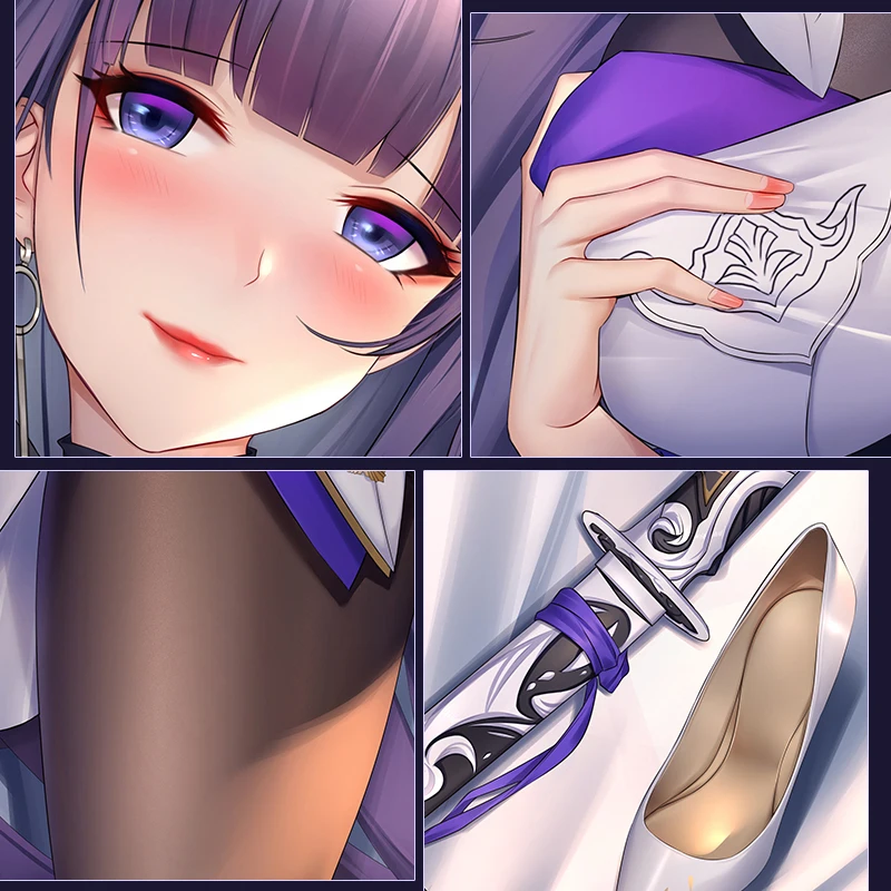 Jogo anime honkai impacto 3 raiden mei dakimakura abraçando corpo travesseiro caso otaku fujoshi travesseiro capa de almofada cosplay presente sexy