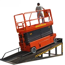 YG High Performance Lift Platform Maintenance Aerial Working Liftting Self Propelled Hydraulic Scissor Electric Lift Platform