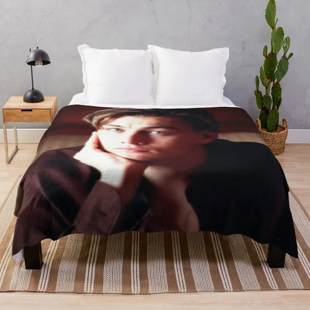 

Leonardo Dicaprio On Titanic Throw Blanket Bed linens Single Beautifuls Soft Blankets