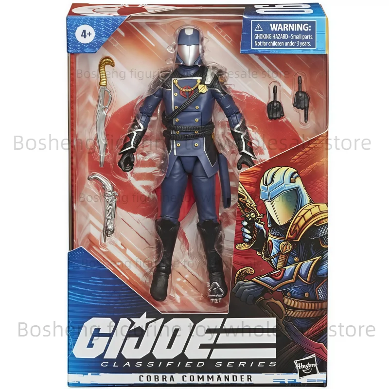 

In Stock Hasbro Desperate Series 06 Cobra Commander Character Model Desktop Ornaments Boys Collect Toy Holiday Gift