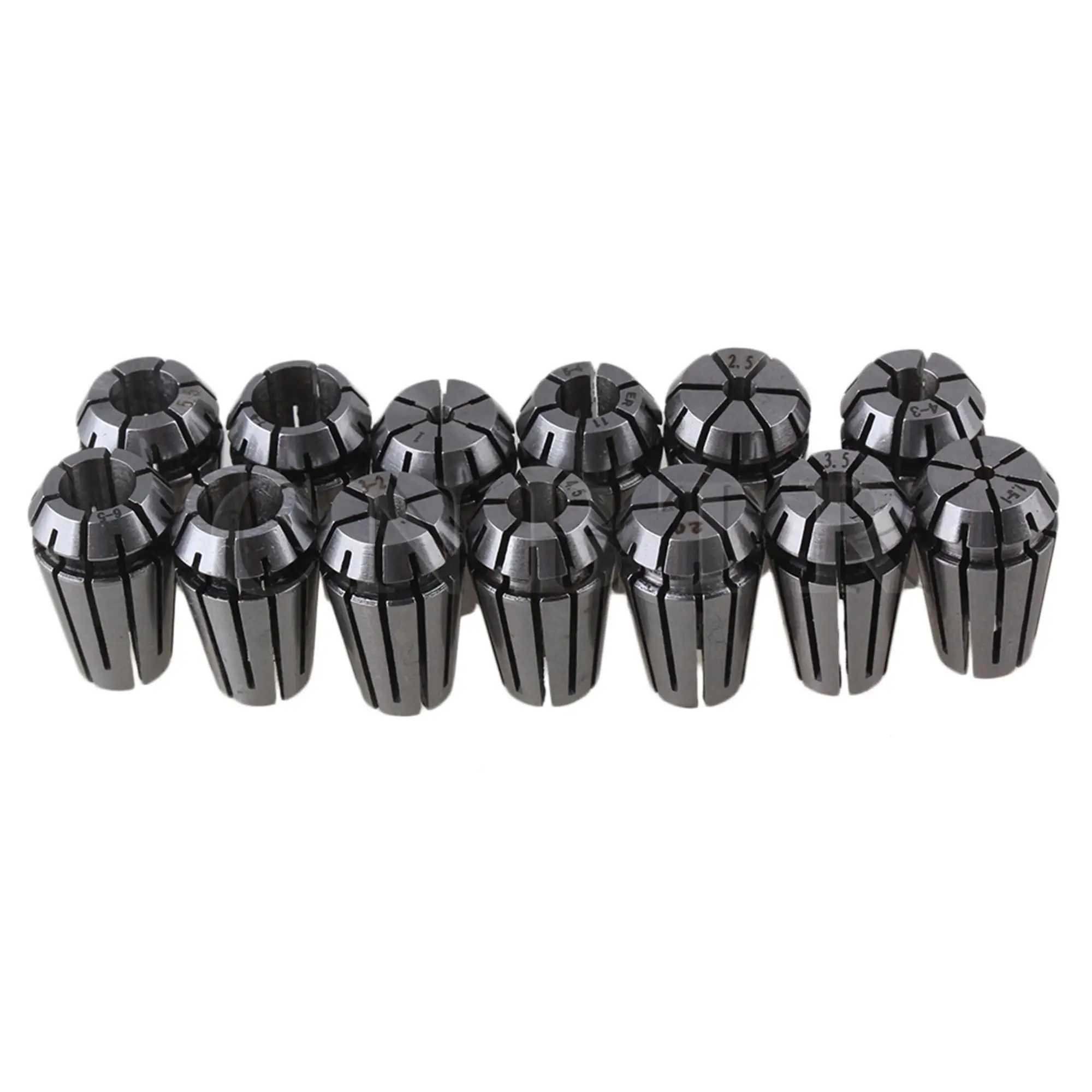 CNBTR 13PCS ER11 Metric Spring Collets Set Highly Clamping Force for Drilling Tapping