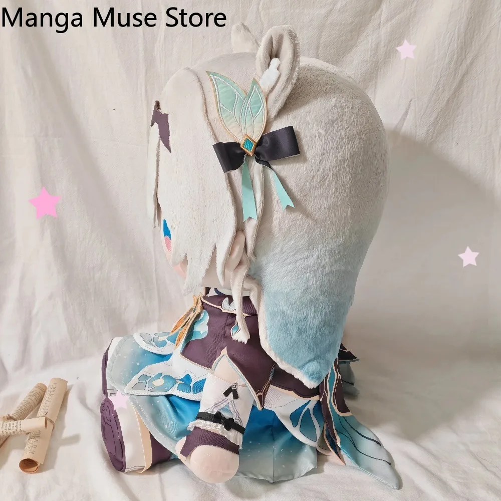 Honkai: Star Rail Firefly 40cm Cotton Doll Sitting Pose Cute Plush Anime Figure Toys Display Show Collection Halloween Fans Gift