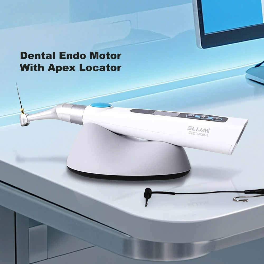 Стоматологический эндодонтический двигатель с локатором вершины, эндодонтический двигатель с мини-головкой 16:1, угловое оборудование 2 в 1, инструменты для стоматологической терапии