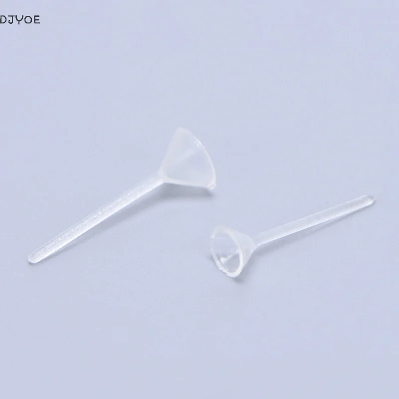 

500 шт./лот, пластиковые пустые плоские/чашки, серьги-гвоздики, булавки для сережек, изготовление ювелирных изделий