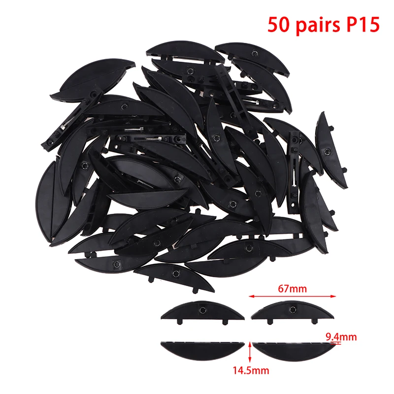 【Grappig】50 Paar Houtbewerking Lamino Onzichtbare Connector P15 P14 Multiplex 2In1 Fastener Lamino Steken Machine Herbruikbare Accessoires