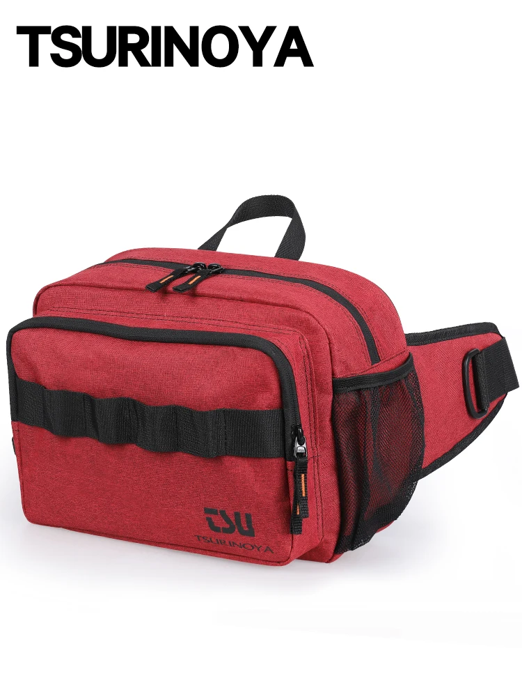 

TSURINOYA Multifunctional Fishing Tackle Bag Large Capacity Splash-proof Outdoor Shoulder Bag and Hip Bag Sport Storage Pack