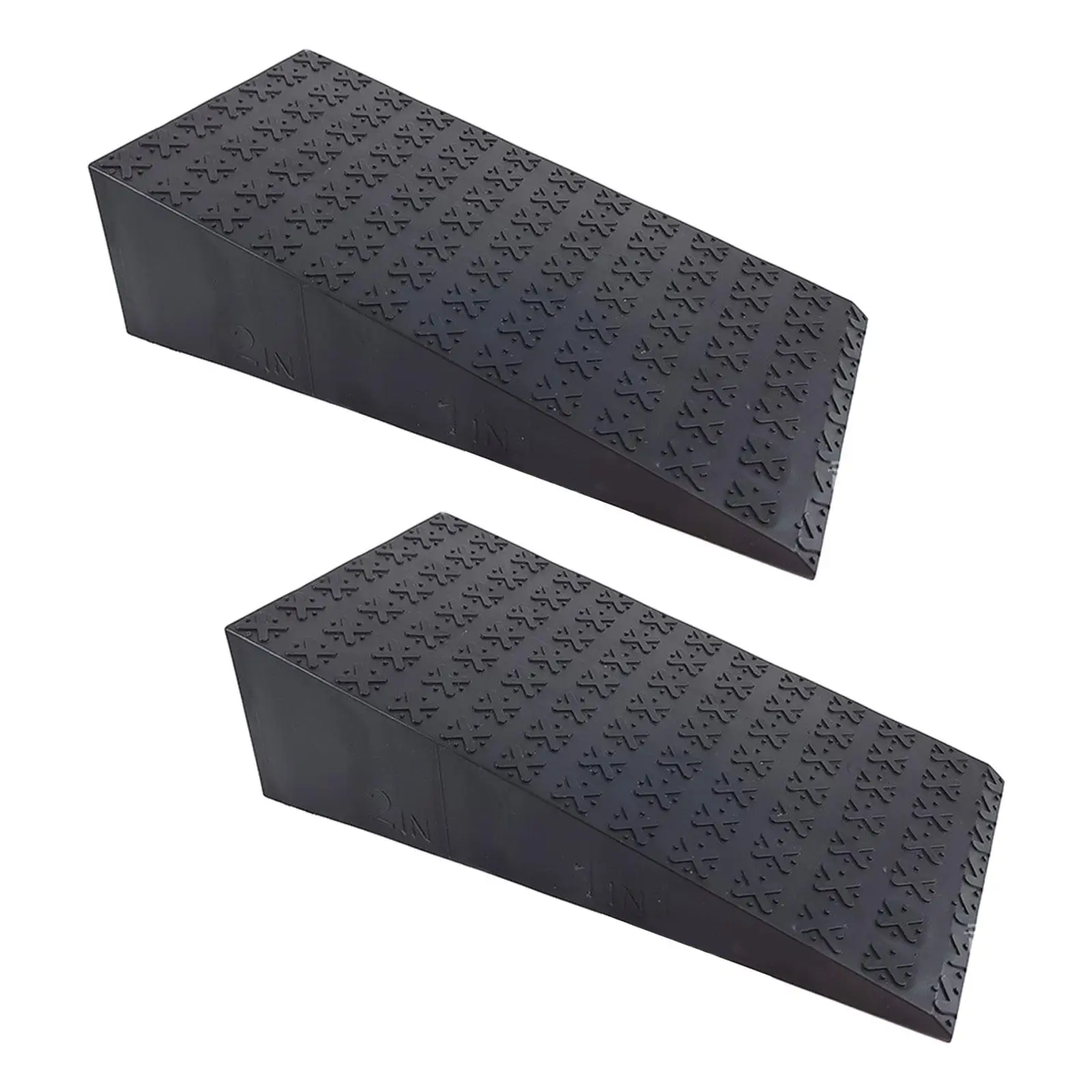 2x Squat Wedge Block Anti Slip Heel barella per piedi rialzata tavola inclinata per lo Stretching Pilates Gym sollevamento pesi Fitness