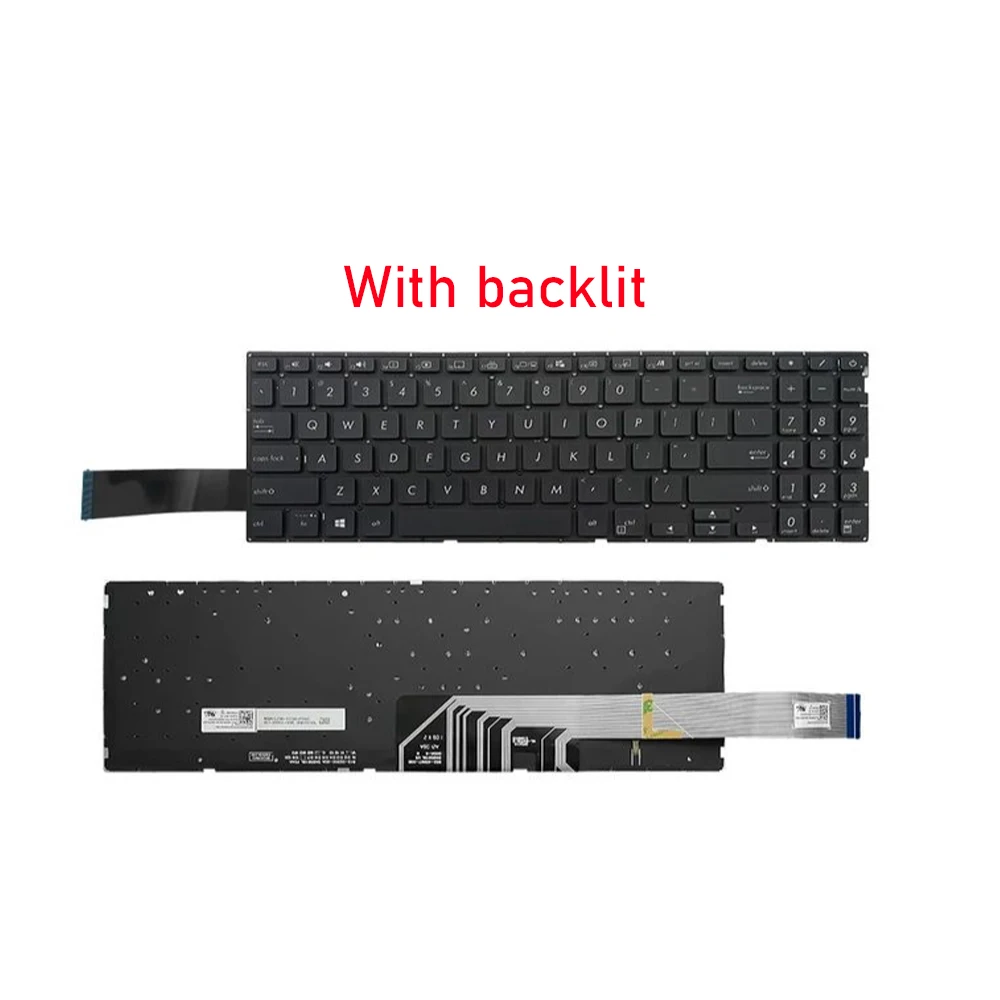 XIN-Russian-US Клавиатура для ноутбука с подсветкой для Asus Mars15 X571 X571G X571GT X571U X571F VX60GT VX60G K571 K571GT F571 F571G
