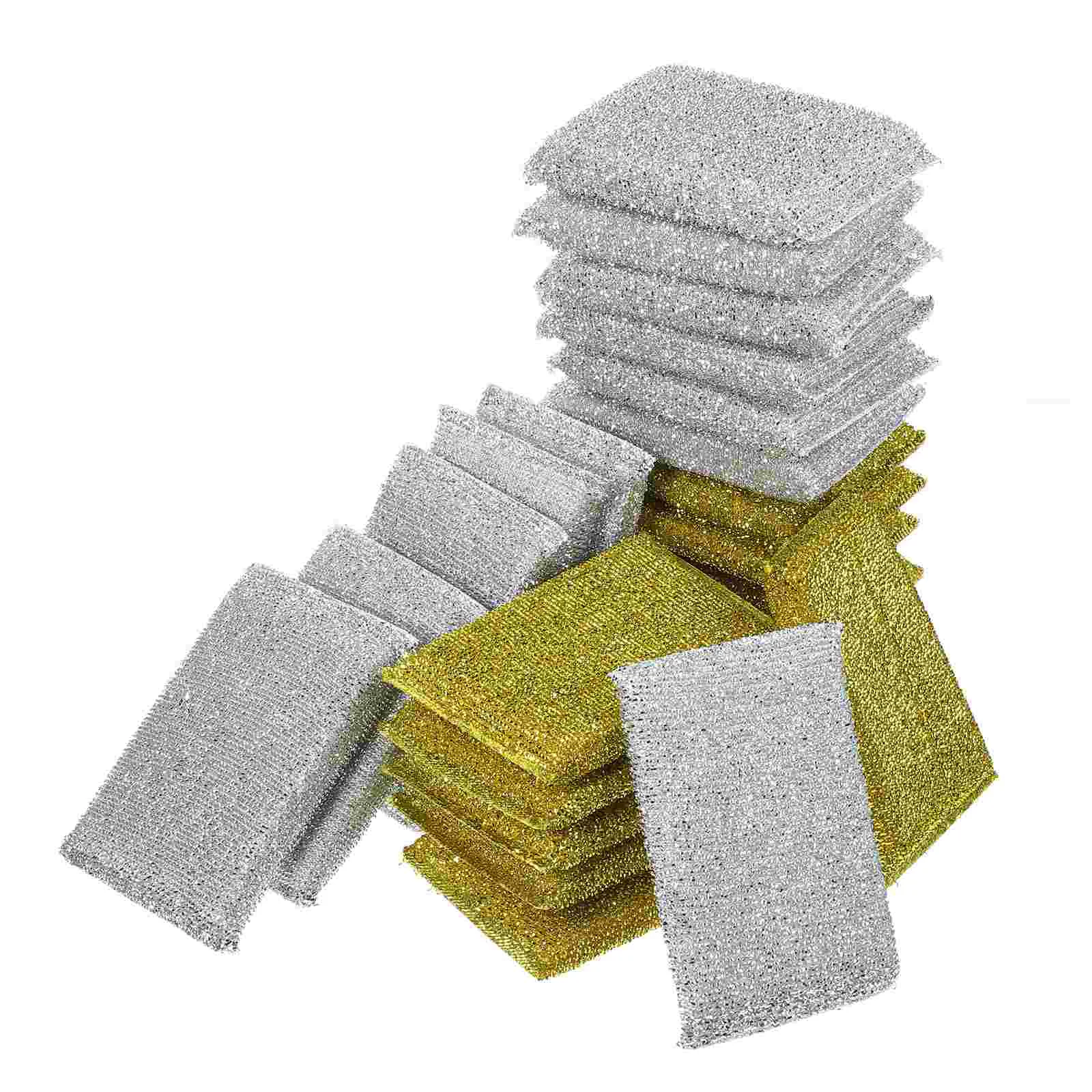 24 Pcs Cleaning Scouring Pad Dishwashing Sponge Kichen Finished Product Sponges