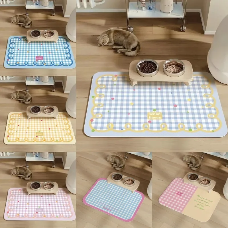 Minimalist Pet Feeding Mat Dirt-Resistant Scratch-Proof Spil