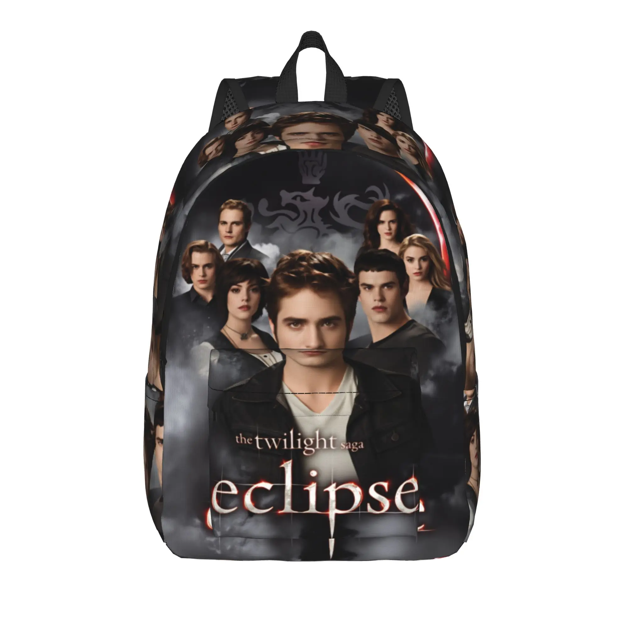 Decor Edward Backpack Student Unisex The Twilight Saga Lightweight Backpacks Polyester Funny High School Bags Outdoor Rucksack