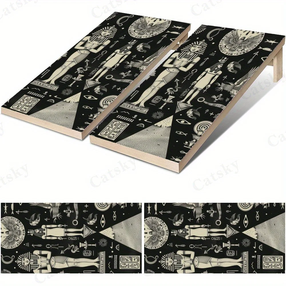 

Художественная наклейка с рисунком символов Древнего Египта, высокая цена! 2D плоские виниловые наклейки на песочную панель — приятные для бюджета и высококачественные, Bubble-Fr