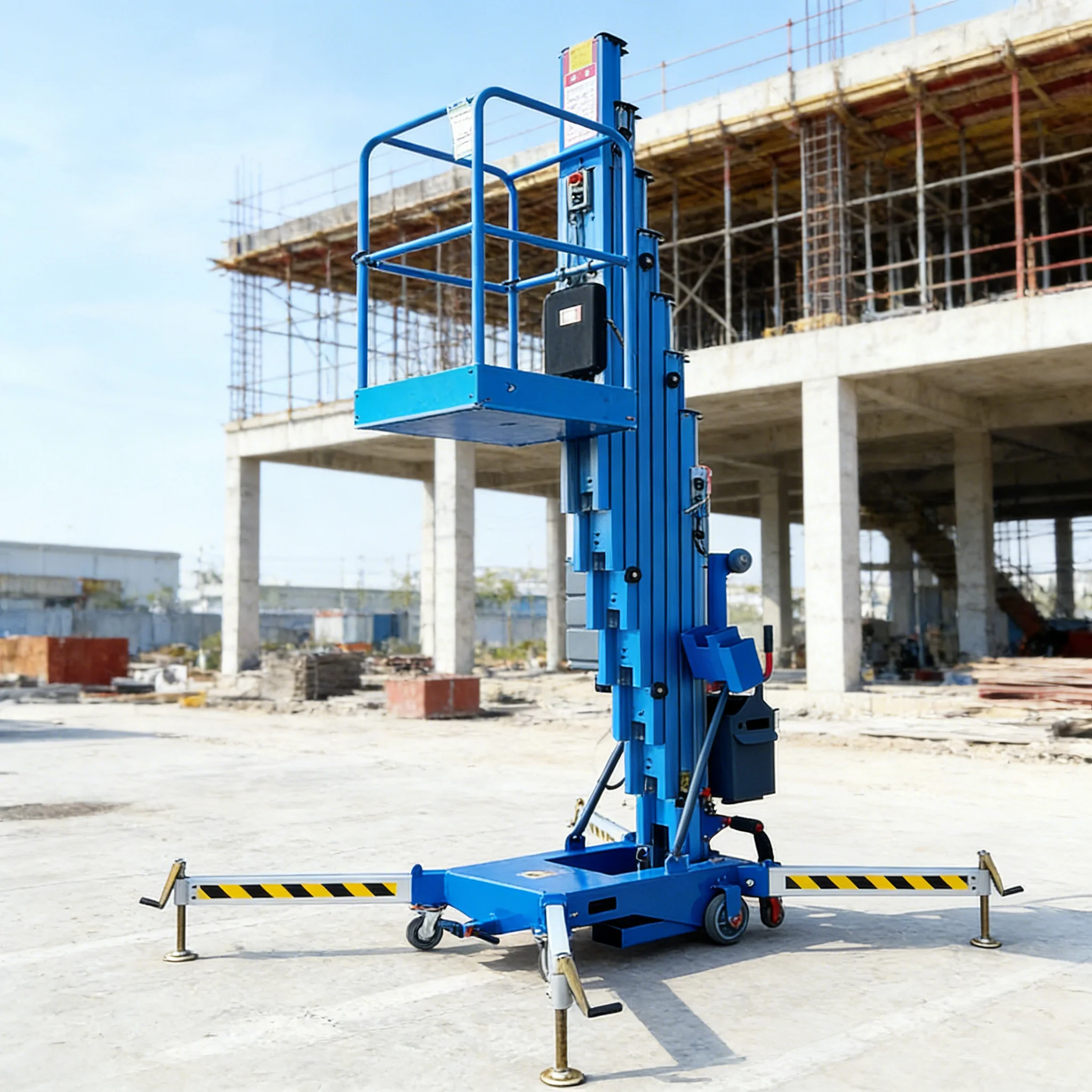 Aluminum Semi Electric Lift Platform