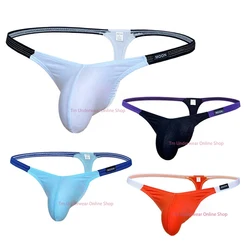 Three-dimensional bag boys thong cotton stretch men low waist sexy single thong fashion t pants