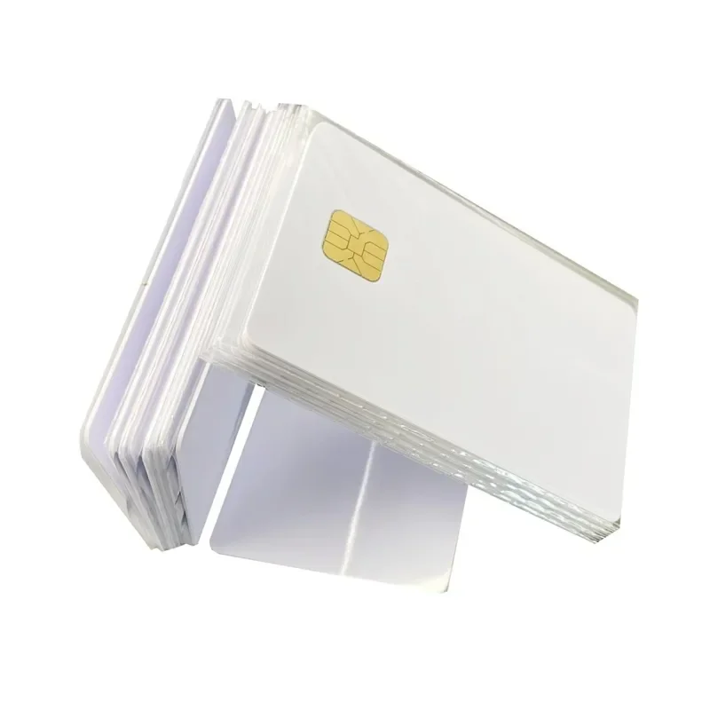 100pcs-lot-contact-iso-bank-card-with-iso-7816-white-at24c02-chip-2k-eeprom-memory-for-access-control-system