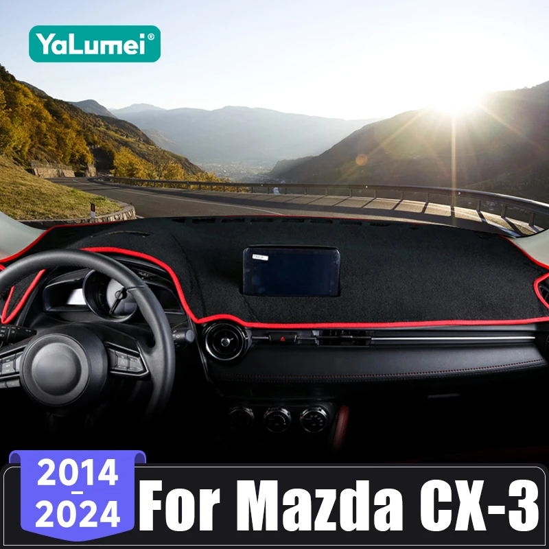 Für Mazda CX-3 CX3 2014 2015 2016 2017 2018 2019 2020 2021 2022 2023 2024 Auto Dashboard Abdeckung Sonnenschutz matten Anti-UV Zubehör