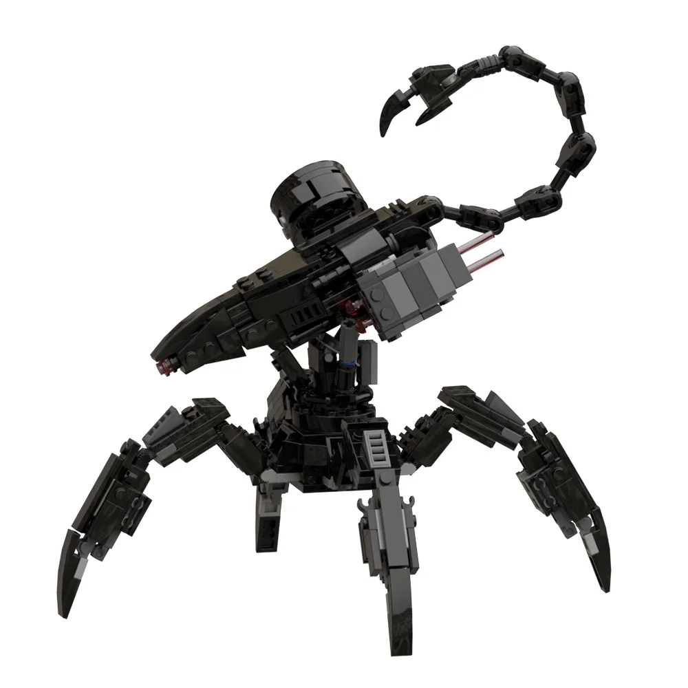 Moc Game Black Robot Corruptor War Machine Model Horizonet Zero-Dawn Watcher Bouwstenen Kits Diy Kids Puzzel Speelgoed Cadeau