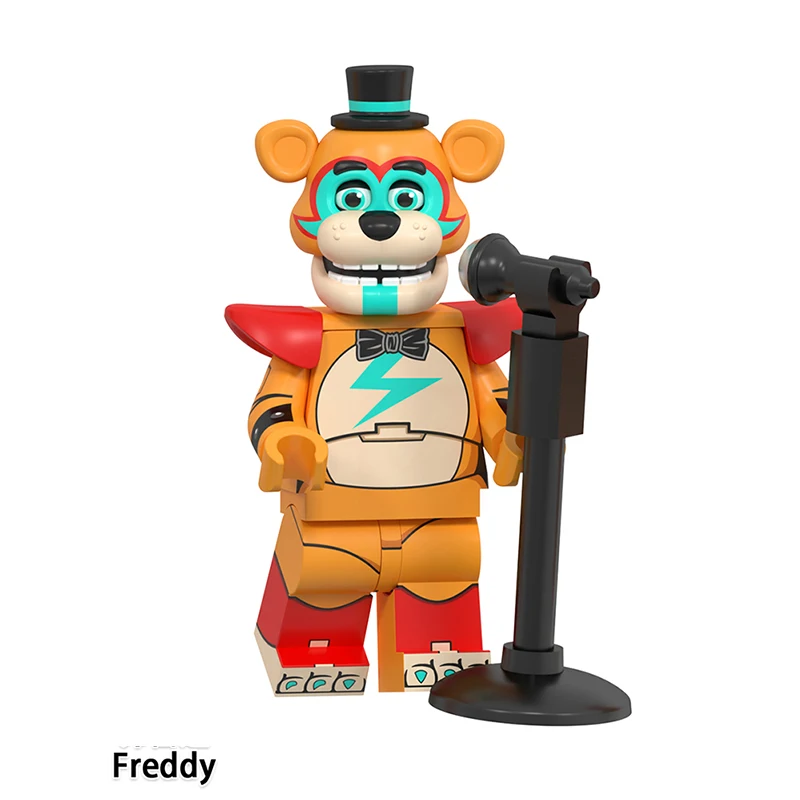 NIEUWE FNAF Nachten Game Figuurtjes Mini Figuurtjes Bouwstenen Skelet Thriller Speelgoed cadeau kinderspeelgoed mould king - afbeelding 1