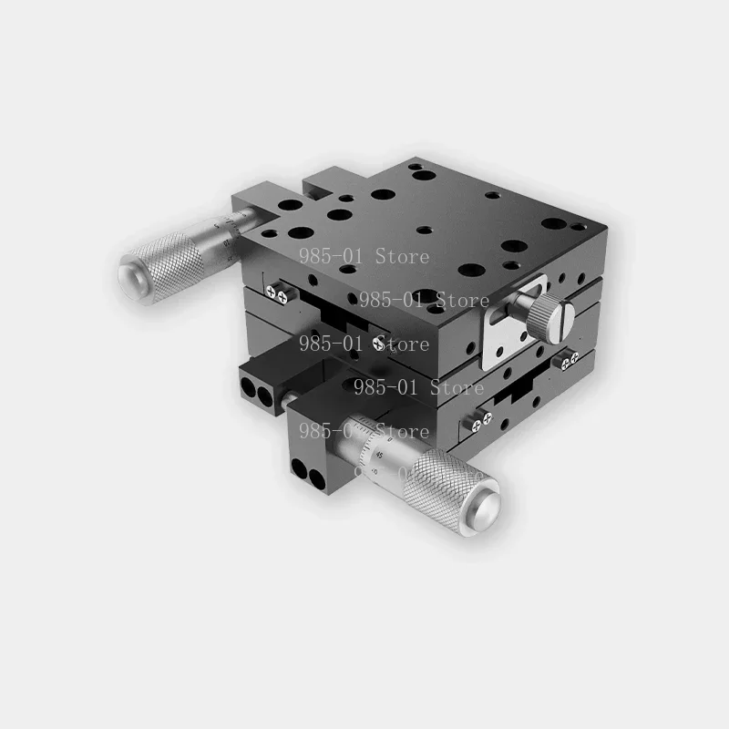 High Precision Biaxial Manual Displacement Platform, Integrated Structure for Optical Testing & Laboratory Use