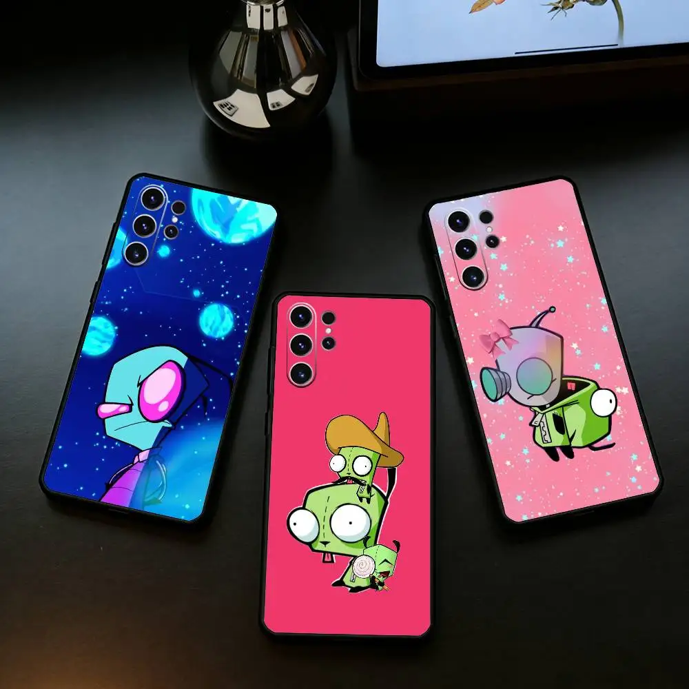 Madness-s Invader Zim Gir-ES Phone Case For Samsung S25,24,21,22,23,30,Ultra,20,Plus,Fe,Lite,Note Soft Black Cover