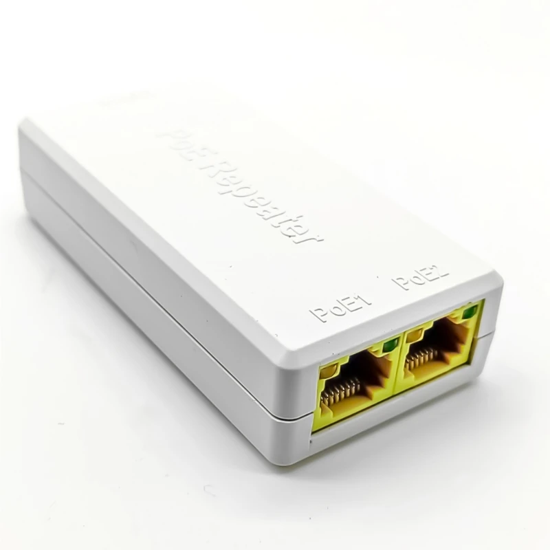 PoE Networking Extender with Two Output, Extend Up to 100Meters for Surveillances and WiFi Dropshipping